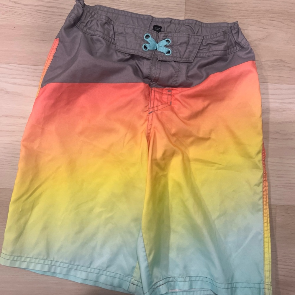 art class Kids Swim Trunks - Gray, Orange, Yellow, Blue